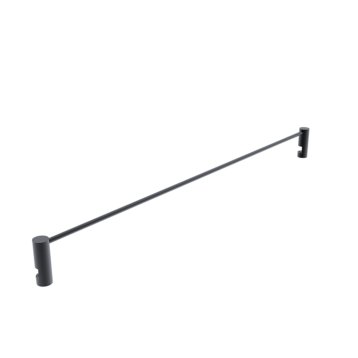 Levně Nimco Ohrádka k poličce, 40 cm UNIX ČERNÁ - UNC 1001S-40-90