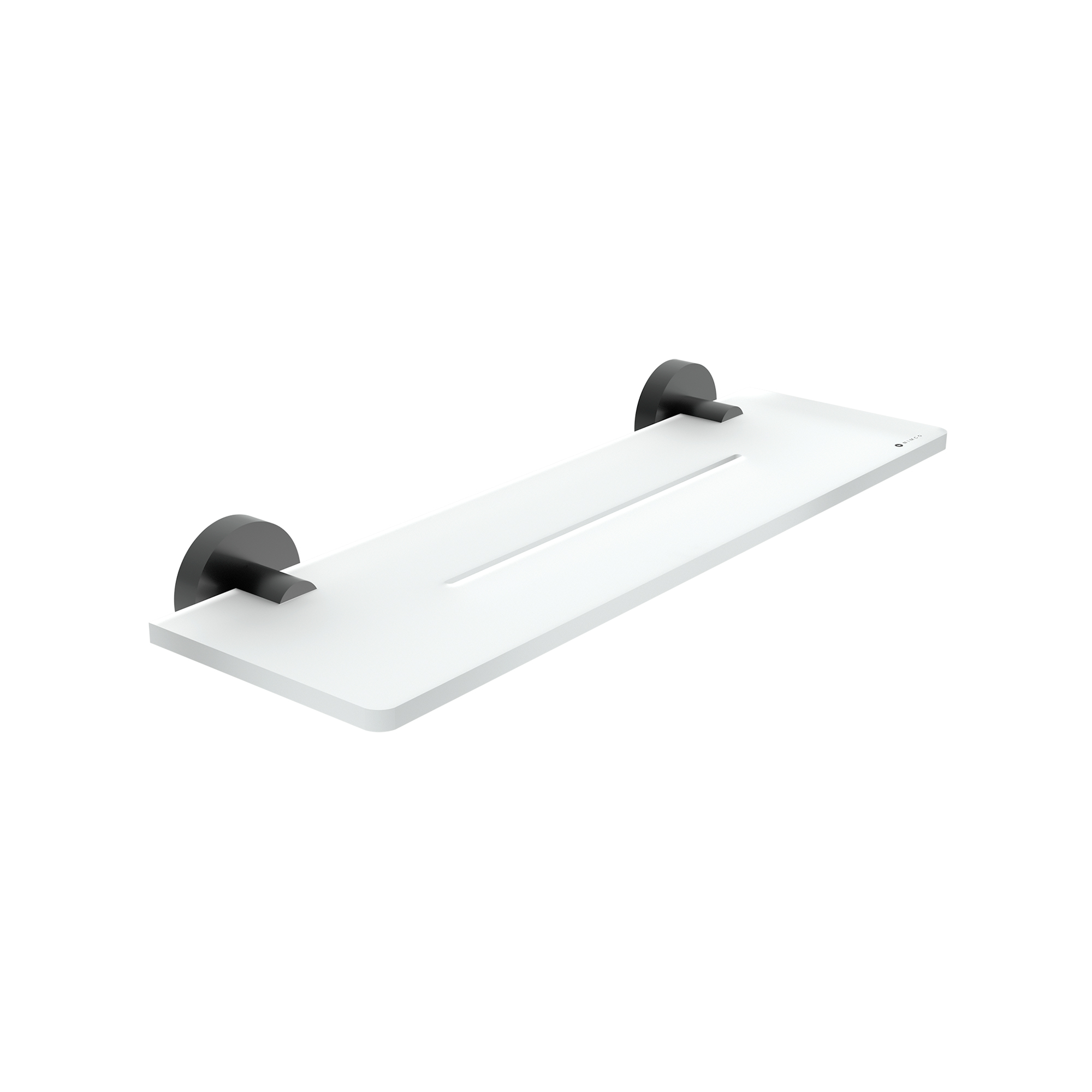 Levně Nimco Police, 40 cm IXI UNIX ČERNÁ - UNC X440-90