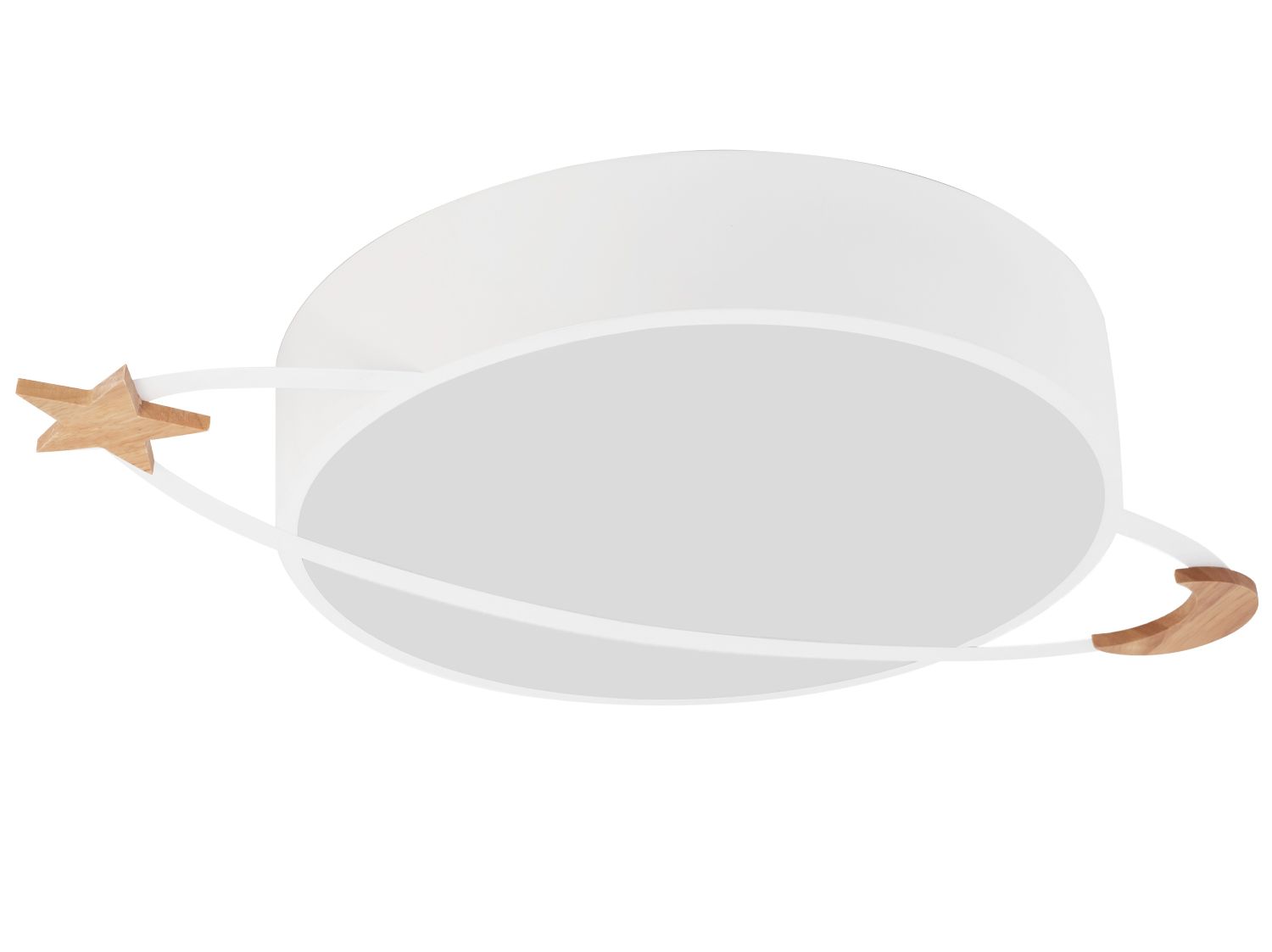 Toolight Lampa Plafon Moon APP 867-C Bílá