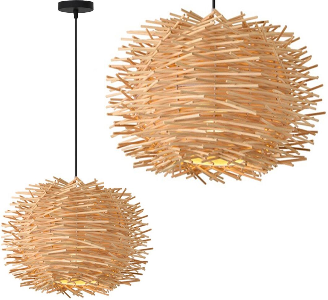 Toolight Stropní závěsné svítidlo BOHO Natural APP883-1CP