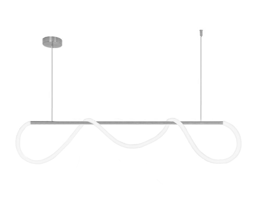 Levně Toolight LED stropní svítidlo APP855-CP Long Chrome