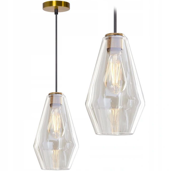 Toolight Skleněná stropní lampa APP438-1CP