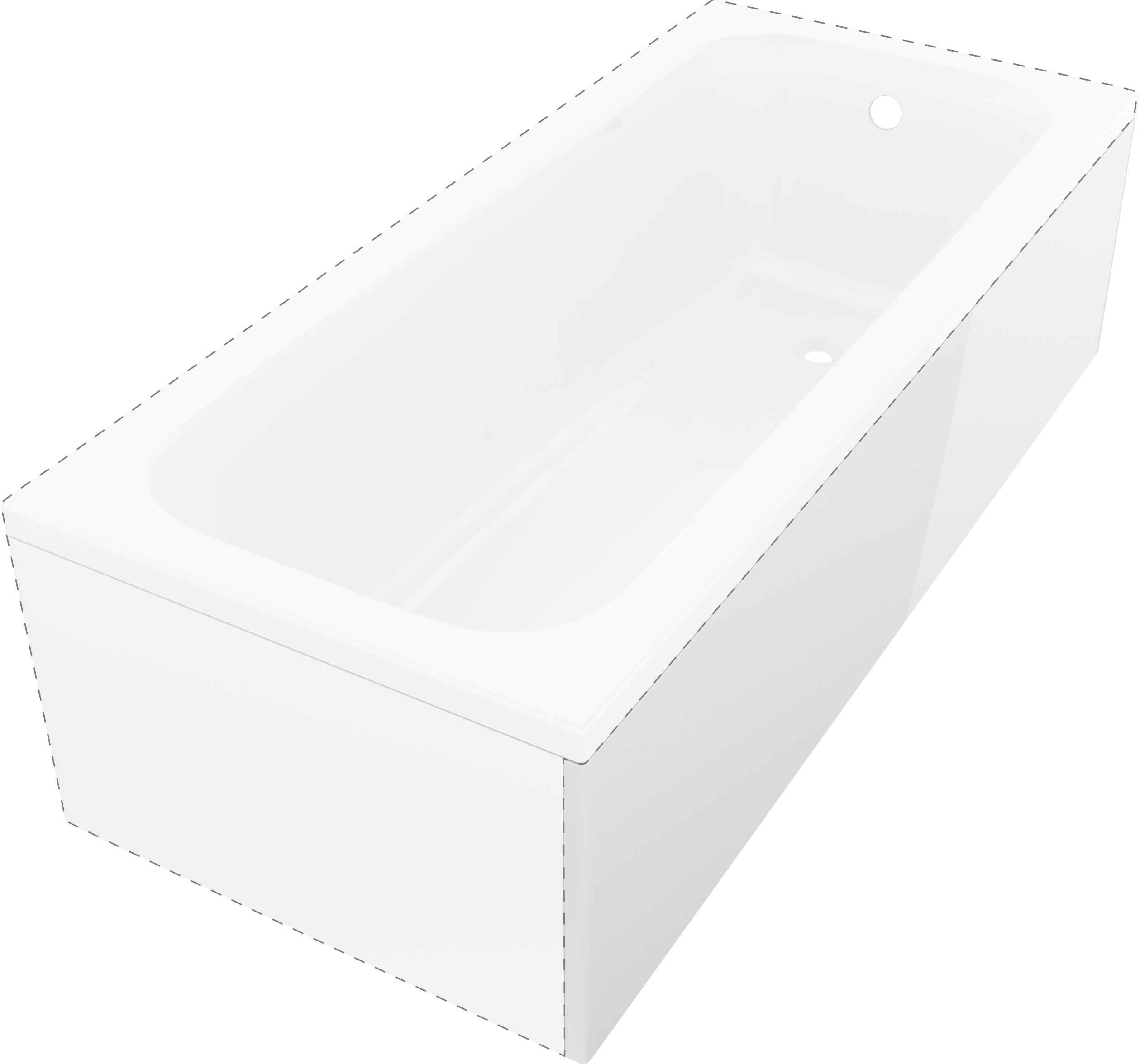 Deante Čelní krycí panel k vaně Prizma 150 cm - KTJD015O