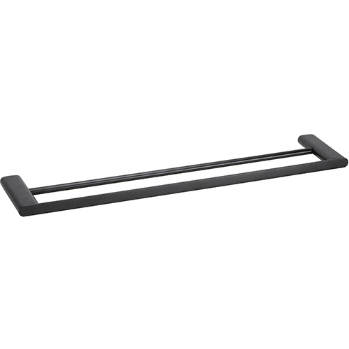 Levně Bemeta Design ORGANIC BLACK: Držák ručníků, 600 mm, dvojitý - 167104050