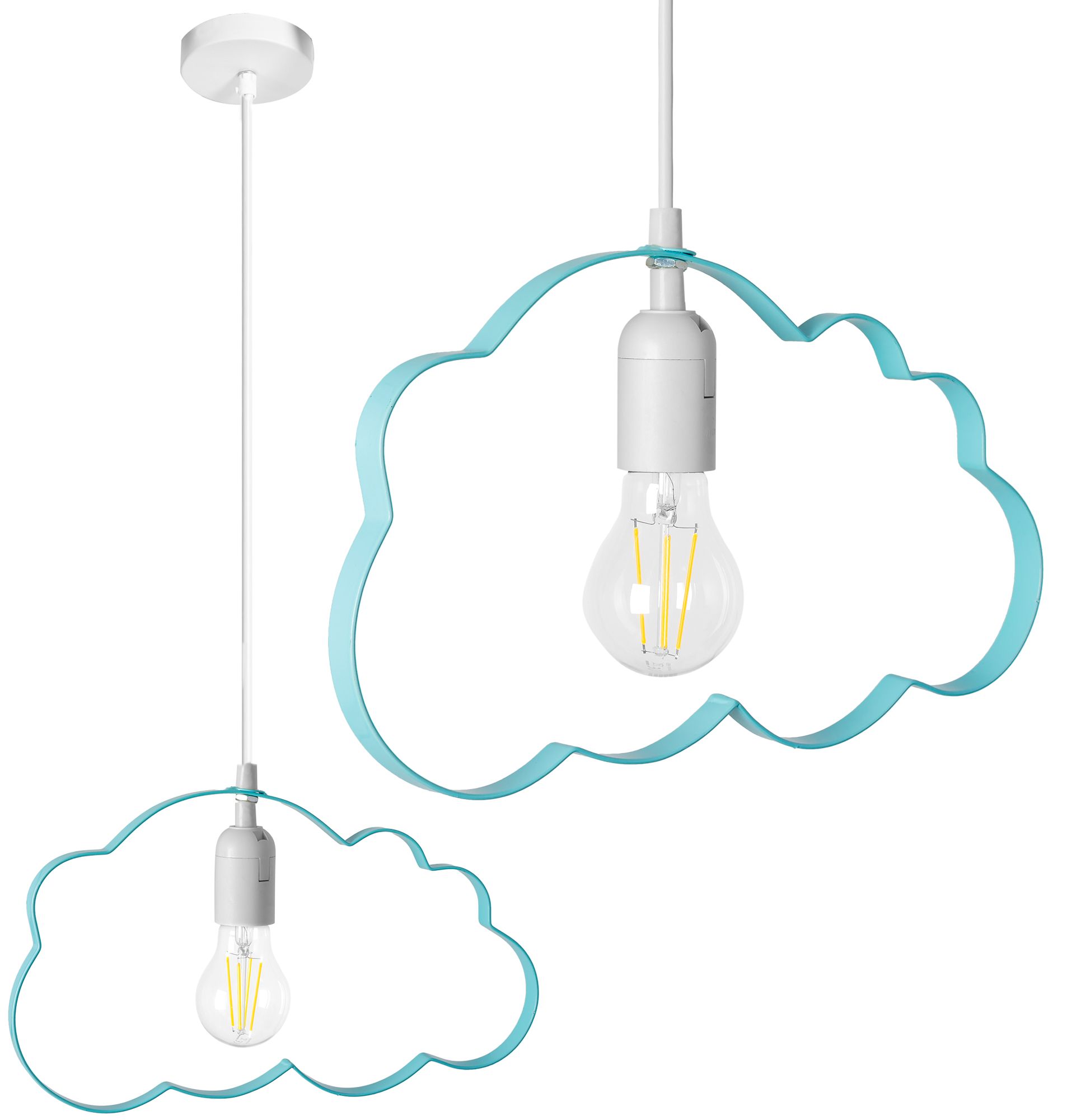 Toolight Závěsná lampa Cloud Azure