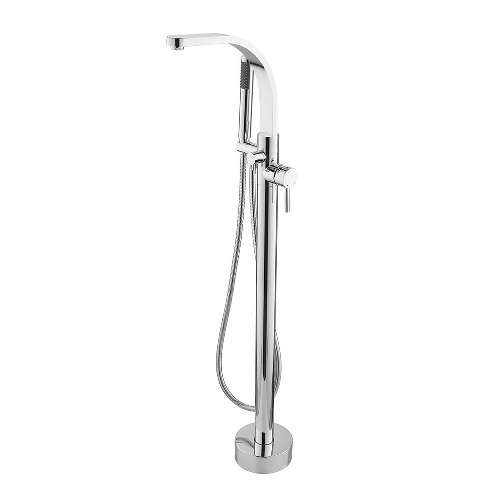 Levně Besco Volně stojící vanová baterie Decco II VB CR Chrom