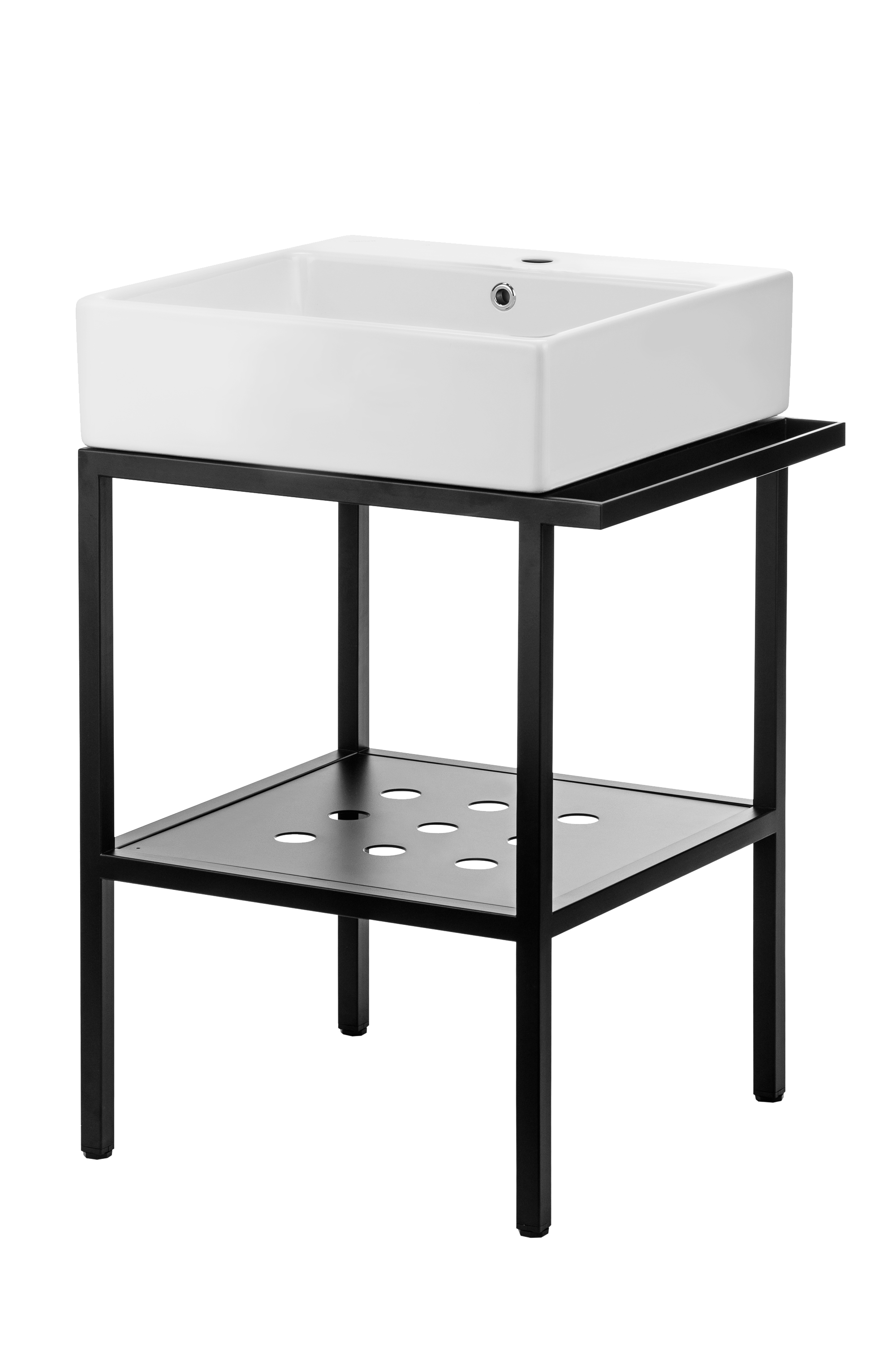 Levně Deante Koupelnový set Temisto s umyvadlem 50x50 cm – CDTS6U5S