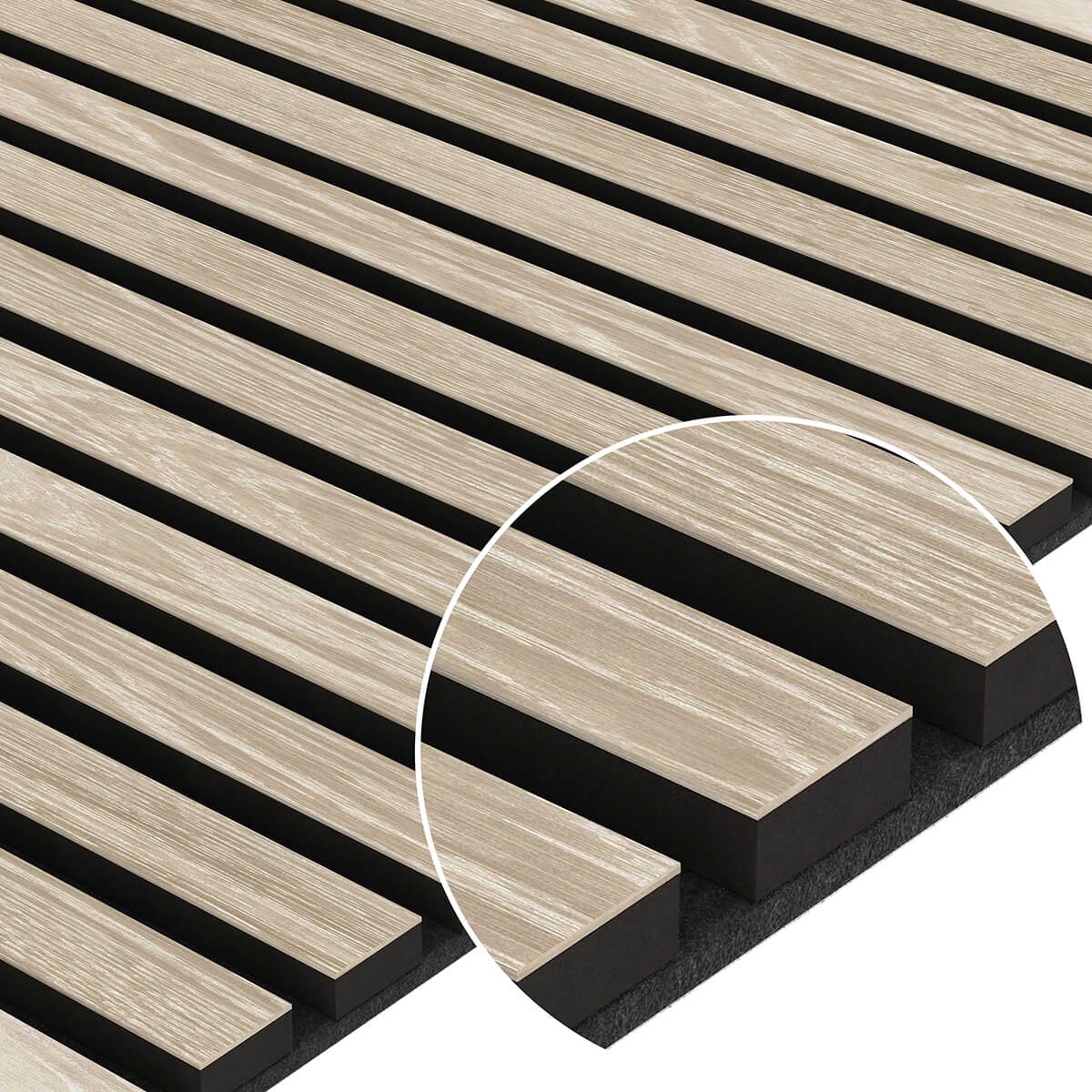 Levně Lameo Akustický panel dýhovaný - bílý dub 60x240cm