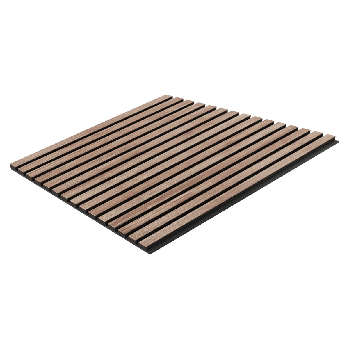 Levně Lameo Akustický dýhovaný panel 3D - americký ořech 60x60cm