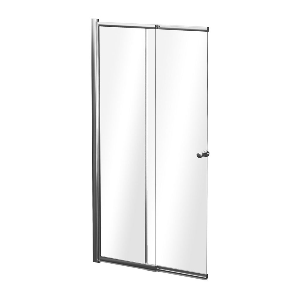 Levně Besco Vanová zástěna s posuvným dílem EASY SLIDE 100150 (100x150 cm | Transparent)