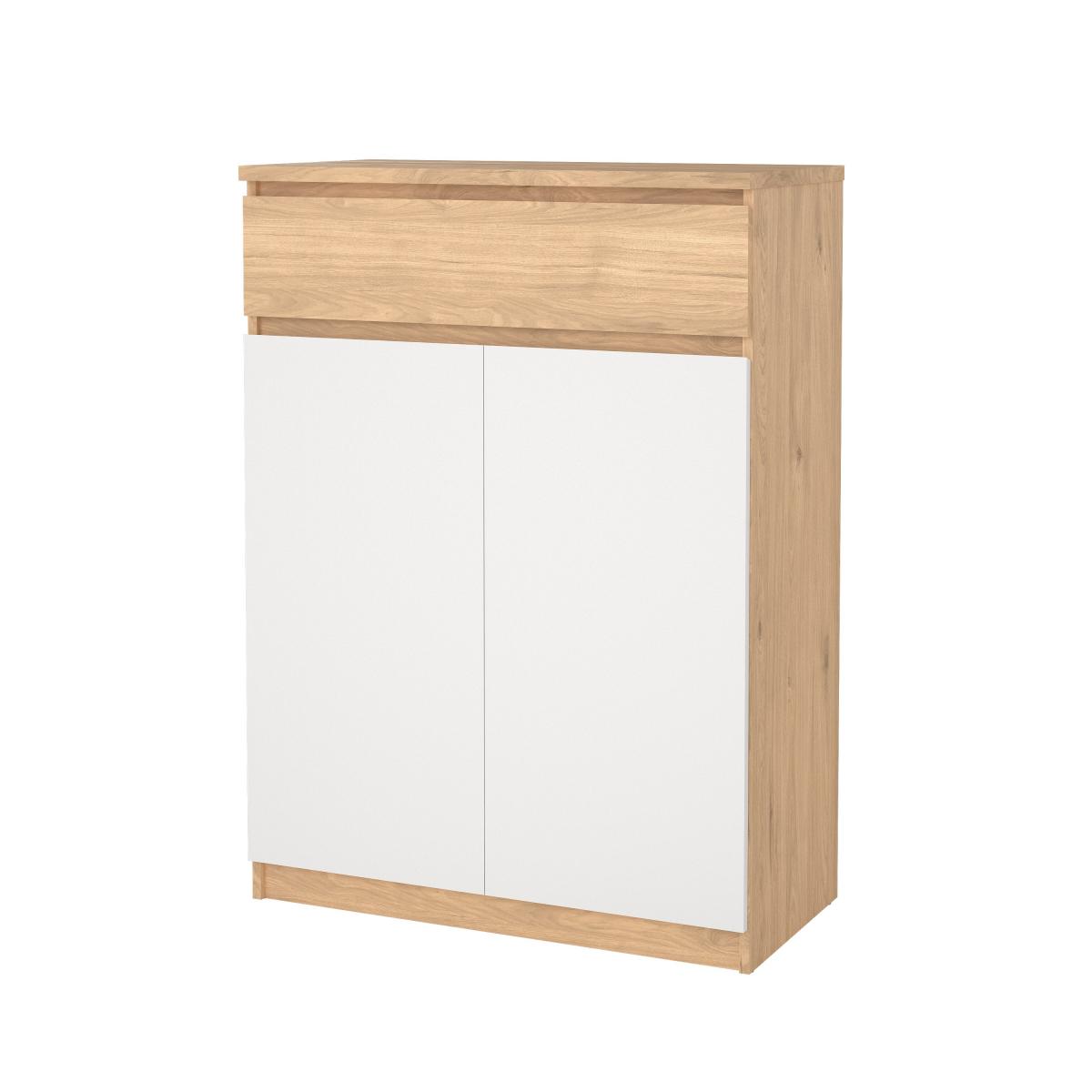 Levně Tvilum Botník Simplicity 209 jackson hickory/bílá