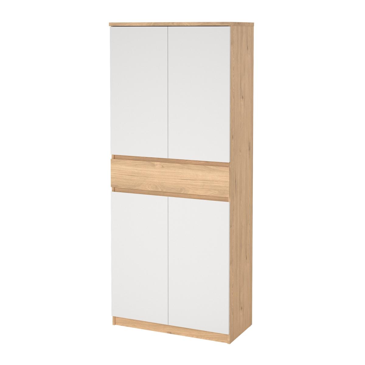 Levně Tvilum Botník Simplicity 210 jackson hickory/bílá