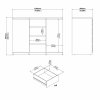 Komoda Simplicity 236 černý MAT