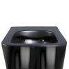 Závěsná WC mísa se SoftClose sedátkem HYD-4775, černá
