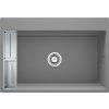 Dřez Magnetic granit - ZRM S10B, šedá metalic