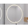 Zrcadlo Gerbinie L s LED osvětlením ⌀60 cm, zlaté