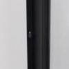 Obdélníkový sprchový kout HYD-OK-KA01 100x80 černá/transparent - bez vaničky