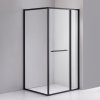 Obdélníkový sprchový kout HYD-OK-KA01 100x80 černá/transparent - bez vaničky