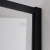 Obdélníkový sprchový kout HYD-OK-KA01 100x80 černá/transparent - bez vaničky