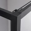 Obdélníkový sprchový kout HYD-OK-KA01 100x80 černá/transparent - bez vaničky