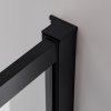 Obdélníkový sprchový kout HYD-OK-KA01 100x80 černá/transparent - bez vaničky