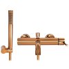 Nástěnná vanová baterie REA LUNGO měděná