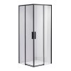 Čtvercový sprchový kout SK-NOB HYD-5176 90x90 chrom/transparent - bez vaničky