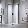 Čtvercový sprchový kout NOVA BL 90x90 chrom/transparent - bez vaničky
