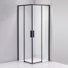 Čtvercový sprchový kout NOVA BL 90x90 chrom/transparent - bez vaničky