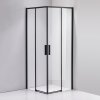 Čtvercový sprchový kout SK-NOB HYD-5176 90x90 černá/transparent - bez vaničky