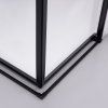 Čtvercový sprchový kout NOVA BL 90x90 chrom/transparent - bez vaničky
