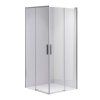 Čtvercový sprchový kout NOVA CH 80x80 chrom/transparent - bez vaničky