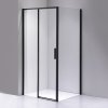 Obdélníkový sprchový kout SK-NOB HYD-5183 90x80 černý/transparent - bez vaničky