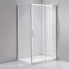 Obdélníkový sprchový kout NOVA CH 100x90 chrom/transparent - bez vaničky