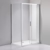 Obdélníkový sprchový kout SK-NOCR HYD-5180 90x80 chrom/transparent - bez vaničky