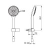 Sprchová sada HANSAACTIVEJET s 1-polohovou sprchou 84380113