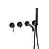 Vanová podomítková baterie se sprchovým kompletem Veo VBP 4-B B Černá mat
