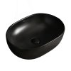 Keramické umyvadlo na desku HYD-NO-MTB-480 48x34,5 cm, černé matné