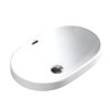 Keramické umyvadlo na desku HYD-NL-WH-590 59x40,5 cm, bílé
