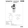 DARK: Dávkovač mýdla, 230 ml - 104109010