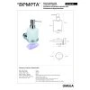 OMEGA: Dávkovač mýdla, 200 ml, s magnetickou mýdlenkou - 104109182