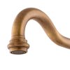 Dřezová baterie MORAVA RETRO - MK320.x/8SM, Stará mosaz (Bronz) (SLEZÁK RAV-Barva Stará mosaz, SLEZÁK RAV-Připojovací hadičky - závit 1/2")