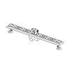 Lineární sprchový odtokový žlab 2v1 DL01 FIX HYD-2657 100 cm, satén