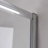Čtvercový sprchový kout HYD-SK93C 100x100 chrom/transparent + vanička HYD-SSV-SXL02C bílá