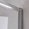 Čtvercový sprchový kout HYD-SK93B 90x90 chrom/transparent + vanička HYD-SSV-SXL02B bílá