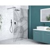 Sprchový kout Walk-In LEAFY 100 (110, 120), výška 200 cm - bez vaničky
