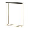 Konzolový stolek SILI G-B 60, černá/zlatá