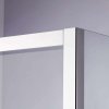 Obdélníkový sprchový kout HYD-OK103C 120x80 chrom/transparent - bez vaničky