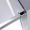 Obdélníkový sprchový kout HYD-OK103C 120x80 chrom/transparent - bez vaničky