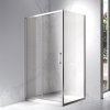 Obdélníkový sprchový kout HYD-OK103C 120x80 chrom/transparent - bez vaničky